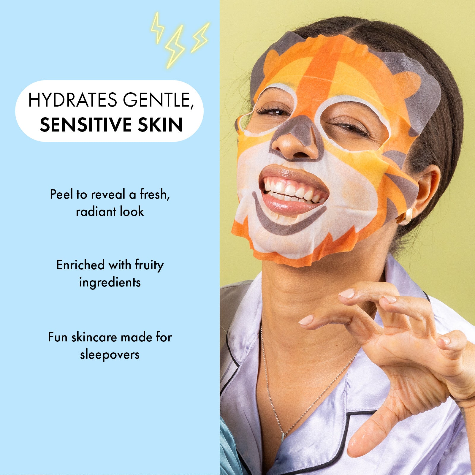 7th Heaven Go Wild Animal Face Mask Set - Nourishing & Playful Skincare Bundle