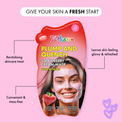 7th Heaven Strawberry Cream Mask with Betaine - Plumps & Softens Skin