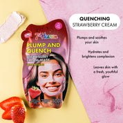 7th Heaven Strawberry Cream Mask with Betaine - Plumps & Softens Skin