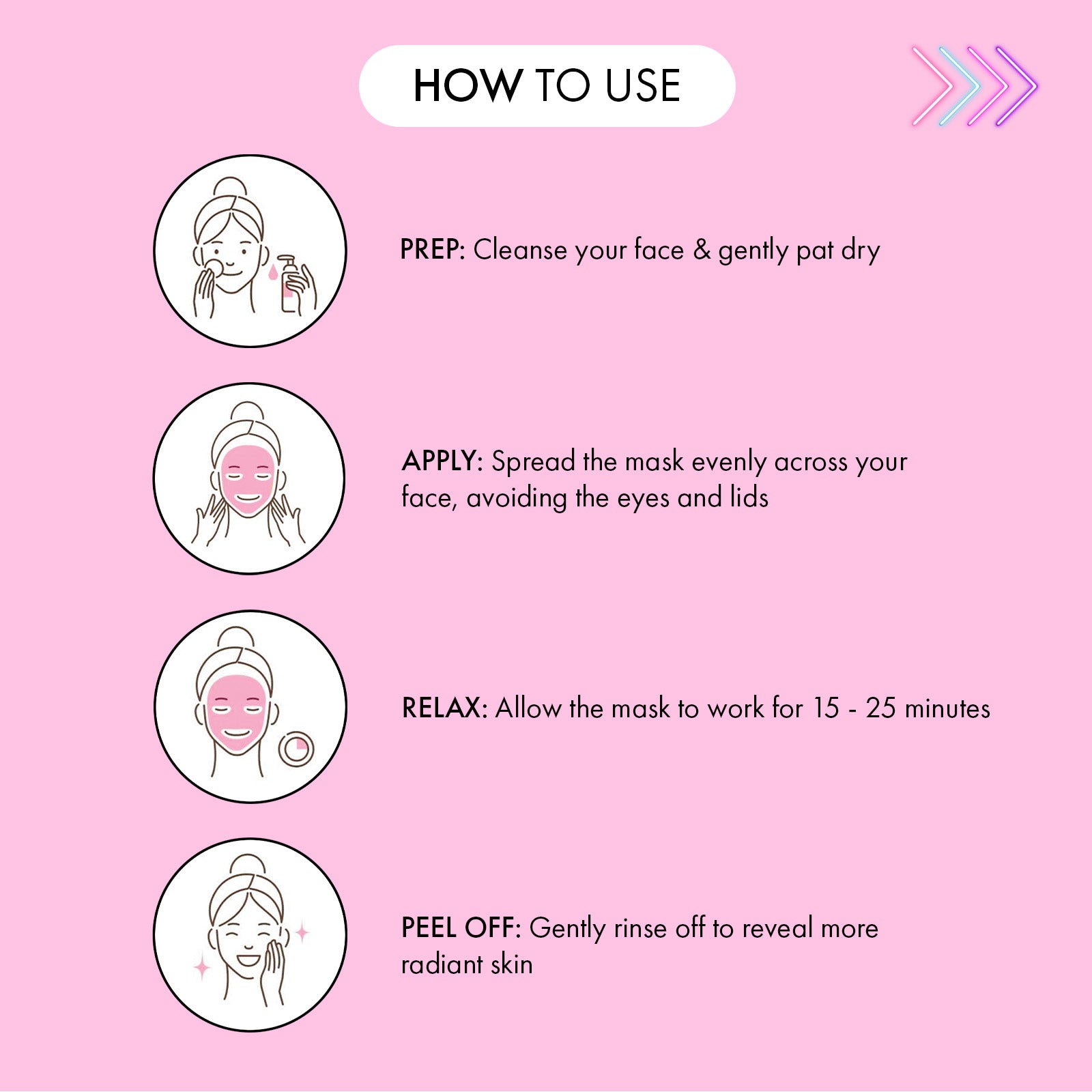 7th Heaven Strawberry Cream Mask with Betaine - Plumps & Softens Skin