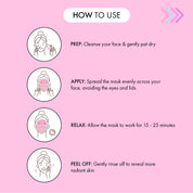 7th Heaven Strawberry Cream Mask with Betaine - Plumps & Softens Skin