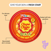 7th Heaven Chupa Chups Orange Peel-Off Mask - Exfoliates & Brightens Skin