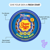 7th Heaven Chupa Chups Cola Bubble Mask with Caffeine - Energises & Refreshes Skin