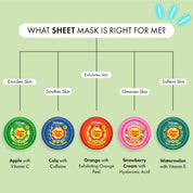 7th Heaven Chupa Chups Apple Jelly Mask with Vitamin C - Refreshes & Brightens