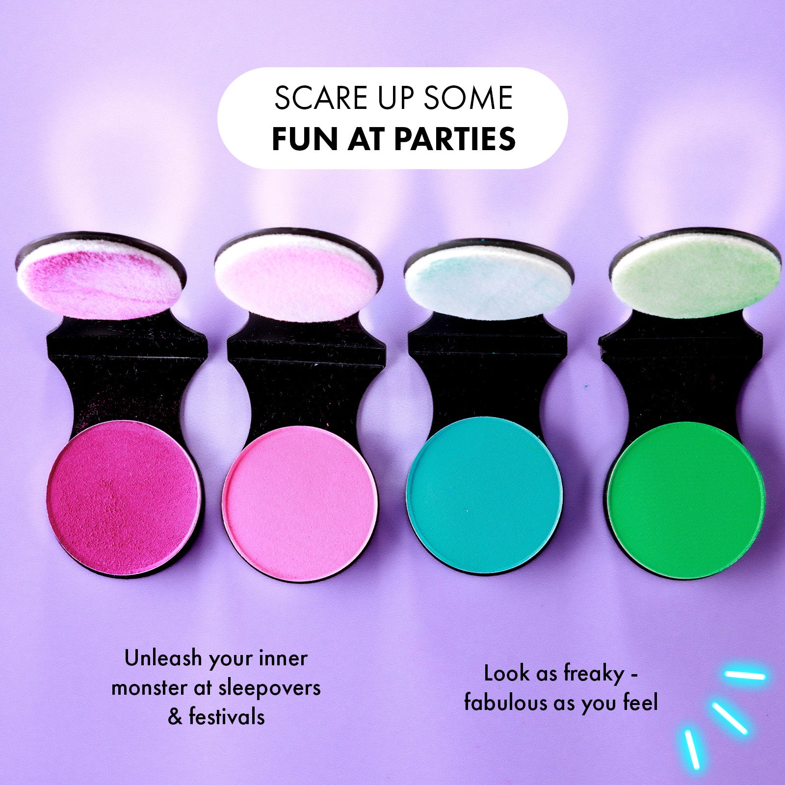 7th Heaven Monster High Hair Chalks Multipack of 5  - Fun, Temporary Hair Colour for Kids