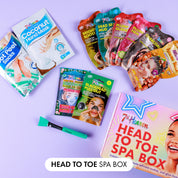 7th Heaven Head to Toe Spa Gift Set - Face, Hand & Foot Masks to Spa At Home