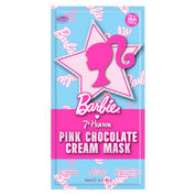 7th Heaven Barbie Pink Chocolate Cream Face Mask – Moisturising & Calming with Cocoa Butter, Sweet Almond Oil & Juniper Oil