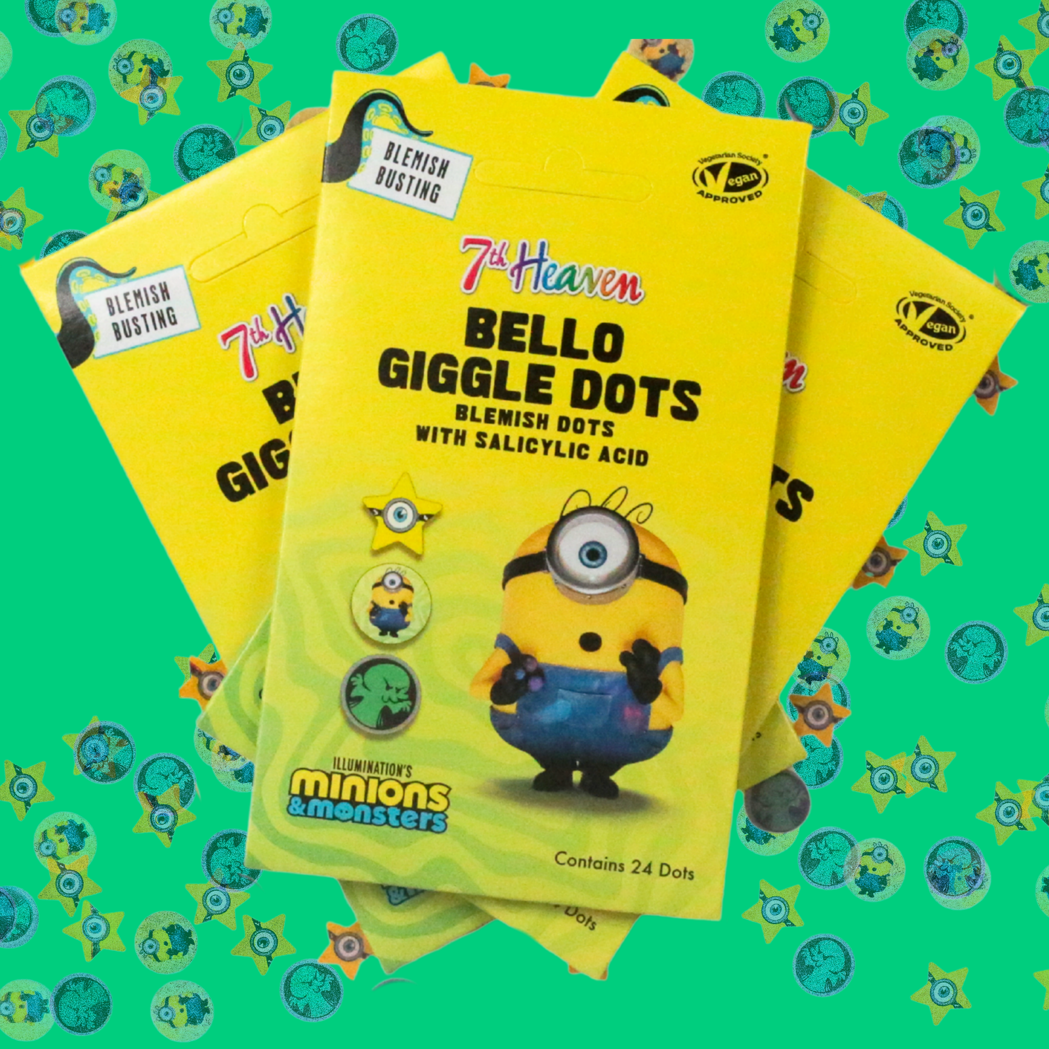 7th Heaven Minions Bello Giggle Dots - 24 Blemish Dots
