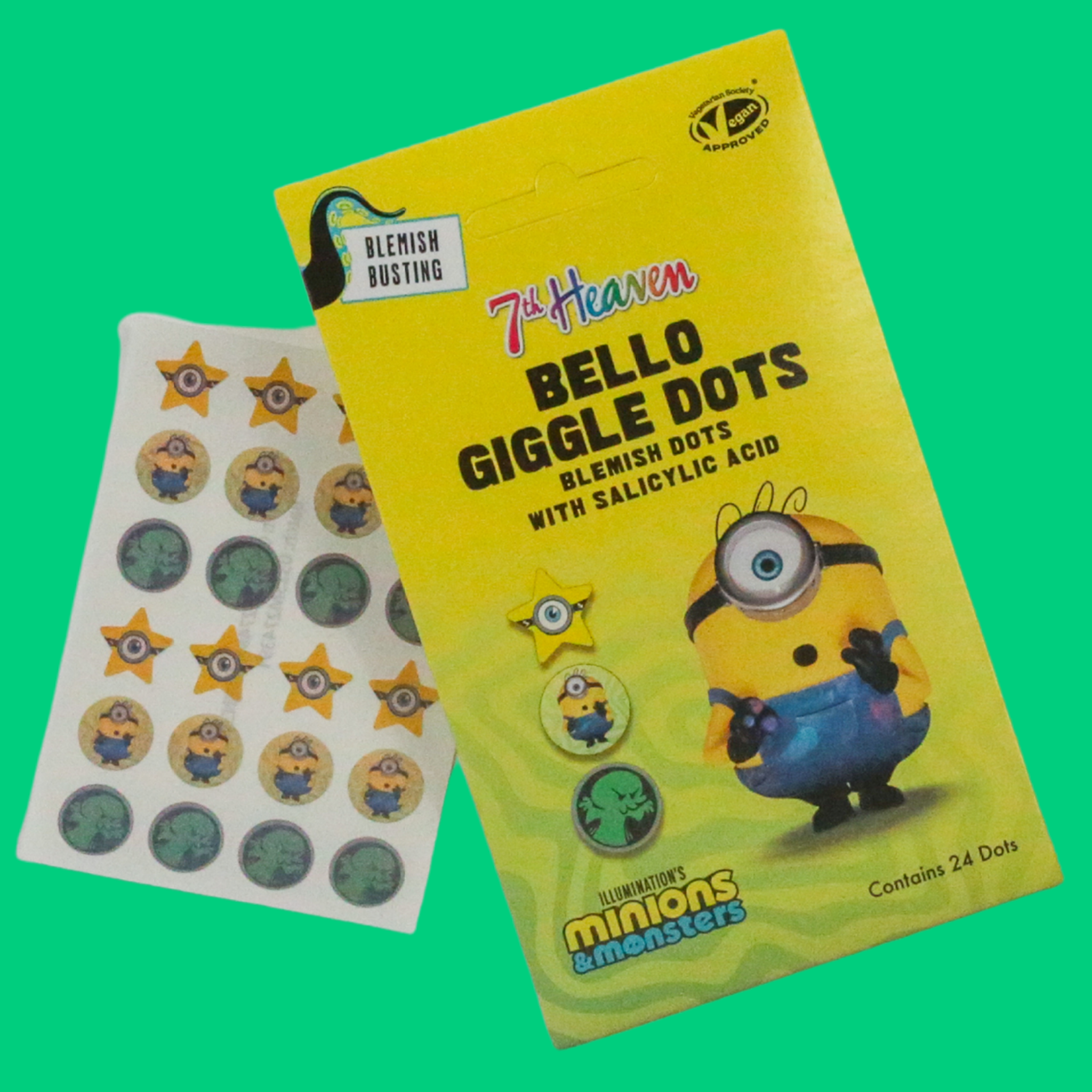 7th Heaven Minions Bello Giggle Dots - 24 Blemish Dots