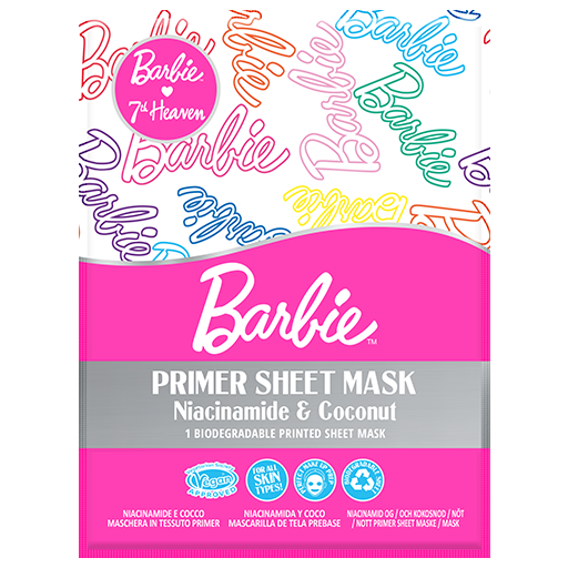 Barbie™ Primer Sheet Mask with Niacinamide & Coconut