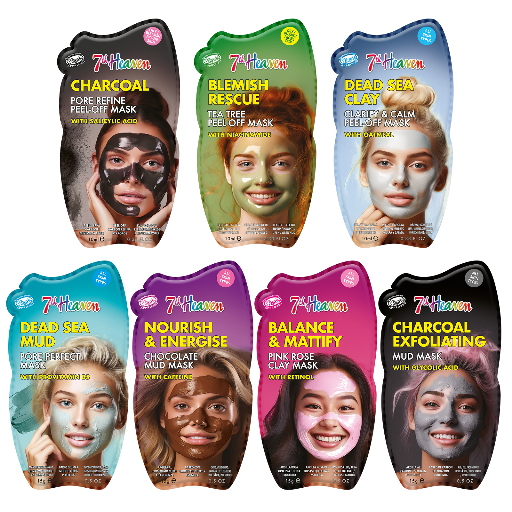 Face Mask Bundle, 7 Masks
