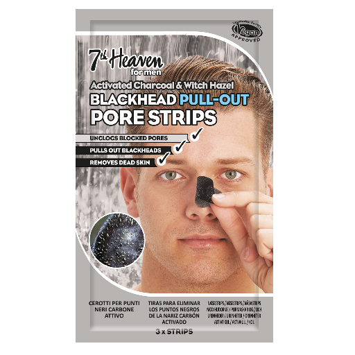Mens Blackhead Nose Pore Strips with Witch Hazel