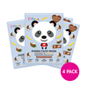 7th Heaven Panda Sheet Mask with Coconut & Banana - Hydrates & Softens, Pack of 4 image