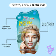7th Heaven Dead Sea Mud Mask - Deep Cleansing & Pore Perfecting