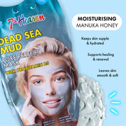 7th Heaven Dead Sea Mud Mask - Deep Cleansing & Pore Perfecting
