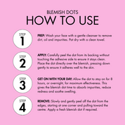 7th Heaven Invisible Blemish Dots with Salicylic Acid & Zinc - Pack of 3, 72 Dots