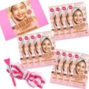 7th Heaven Glass Skin Collagen Wrapping Mask Bundle - Pack of 12
