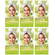 7th Heaven Glass Skin Cica Wrapping Mask Bundle - Pack of 6